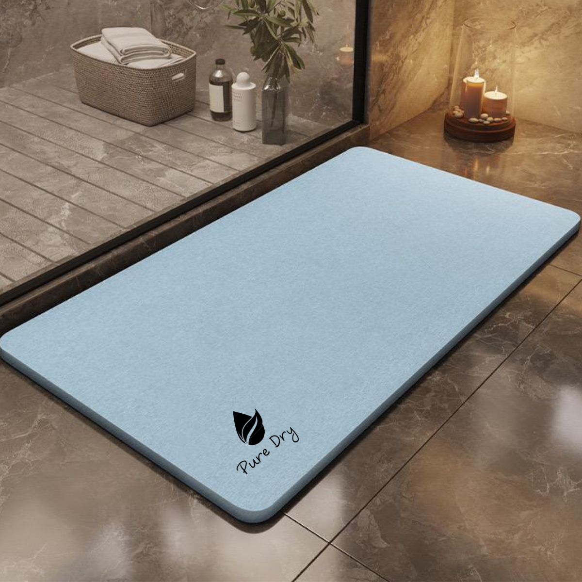 Luxury Pure Dry Diatomaceous Bath Mat (Pre Order)